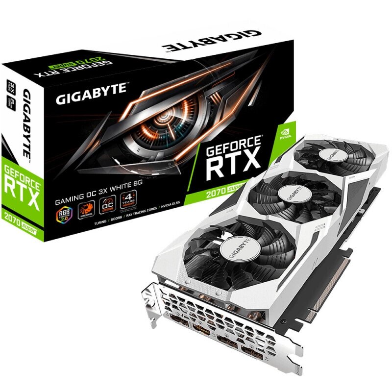 Видеокарта GIGABYTE GeForce RTX 2070 SUPER 1815MHz PCI-E 3.0 8192MB 14000MHz 256 bit 3xDisplayPort HDMI HDCP GAMING OC от компании MetSnab - фото 1