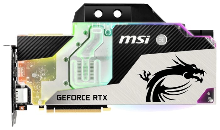 Видеокарта MSI GeForce RTX 2080 1860MHz PCI-E 3.0 8192MB 14000MHz 256 bit 3xDisplayPort HDMI HDCP SEA HAWK EK X от компании MetSnab - фото 1