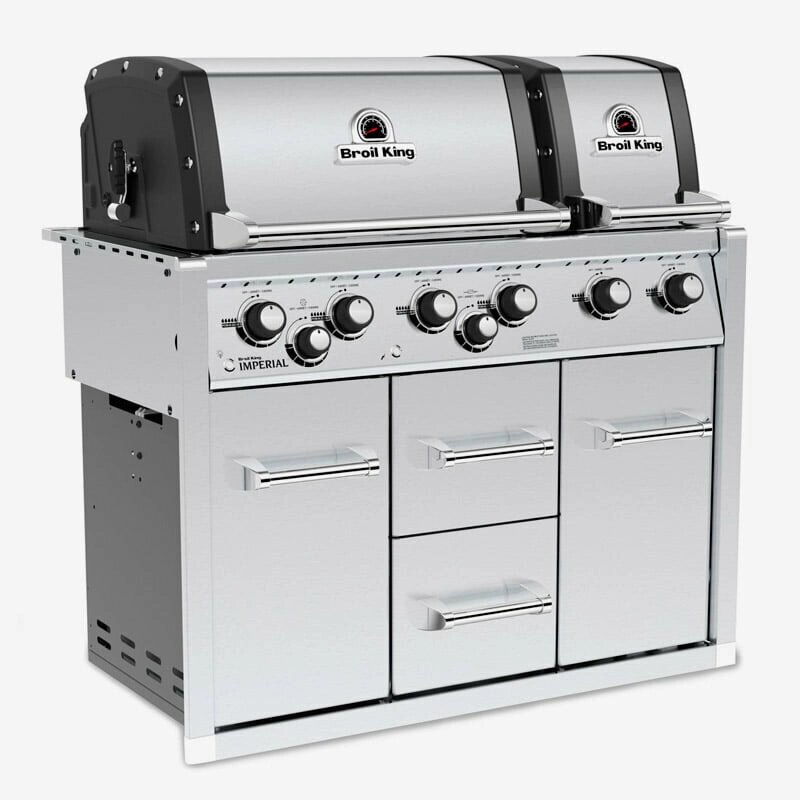 Встраиваемый гриль Broil King Imperial XLS с ящиками от компании MetSnab - фото 1