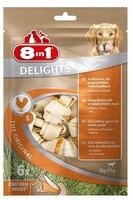8in1 Delights S / 8в1 Косточки с куриным мясом для мелких и средних собак 11 см