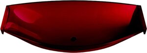 Акриловая ванна Abber Kristall Rubin 180х80 см, подвесная, красная AT9704Rubin