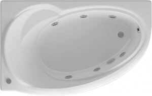 Акриловая ванна Акватек Бетта 170 L с гидромассажем BET170-0000012