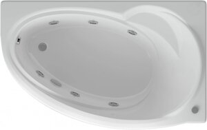 Акриловая ванна Акватек Бетта 170 R с гидромассажем BET170-0000011