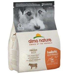 Almo Nature Holistic Small Beef and Rice / Сухой корм Алмо Натюр Холистик для взрослых собак Малых пород с Говядиной