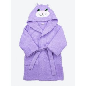 BabyBunny Детский махровый банный халат с вышивкой Кошечка