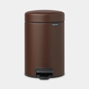 Бак мусорный с педалью Brabantia Newicon коричневый 5 л