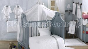 Балдахин для кроватки Kidboo Blossom Linen White