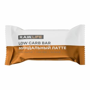 Батончик R. A. W. Life Low Carb протеиновый Миндальный латте 35 г