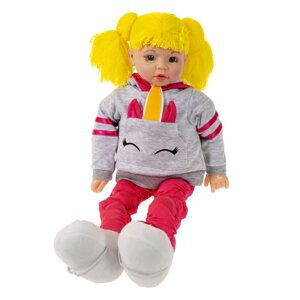 Bondibon Кукла мягкая Аэробика с растягивающимися руками и ногами 61-95см
