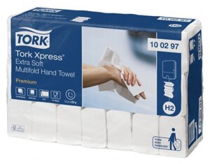 Бумажные полотенца Tork Xpress 471135 H2 (Блок: 20 уп. по 190 шт.) 471135-00