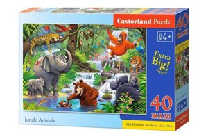 Castorland Пазлы MAXI Животные джунглей (40 элементов)
