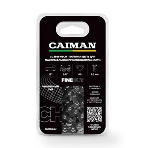 Цепь Caiman 18", 3/8", 1,6мм, 66 звеньев, чизель