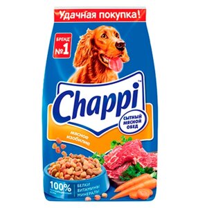 Chappi / Сухой корм Чаппи для собак Сытный мясной обед Мясное изобилие