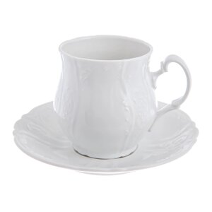 Чашка для чая 250мл с блюдцем: недекорированная Bernadotte