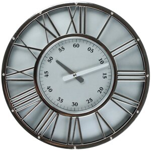 Часы настенные Kanglijia Clock серебряные 30,4х4,1х30,4 см