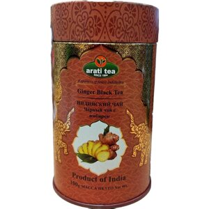 Чай Arati Tea Черный Ассам с имбирем, 100 г