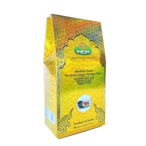 Чай Arati Tea Черный Имбирь моринга тулси, 100 г