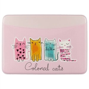 Чехол для карточек «Colored cats», 2 кармашка