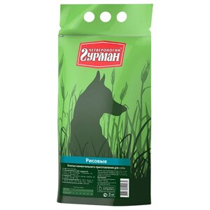Четвероногий Гурман / Каша для собак Рисовая (Зеленый пакет)