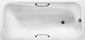 Чугунная ванна Wotte Start 150x70 см с отверстиями для ручек Start 1500x700UR