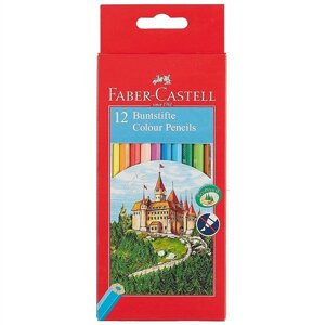 Цветные карандаши «Замок», 12 цветов, Faber-Castell