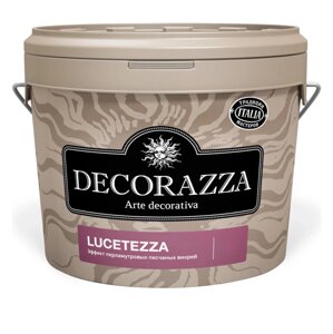 Декоративная краска Decorazza lucetezza база aluminium 1.0кг