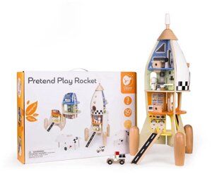Деревянная игрушка Classic World развивающая многофункциональная Ракета