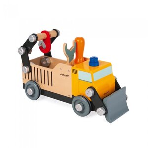 Деревянная игрушка Janod Игрушка-конструктор Строительный автомобиль Brico'Kids