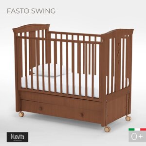 Детская кроватка Nuovita Fasto swing маятник продольный