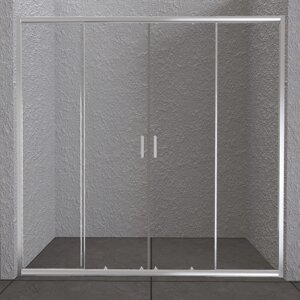 Душевая дверь в нишу BelBagno Unique BF-2-170/200-C-Cr стекло прозрачное UNIQUE-BF-2-170/200-C-Cr