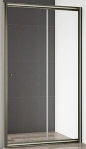 Душевая дверь в нишу Cezares Giubileo-BF-1 прозрачное стекло, бронза GIUBILEO-BF-1-120-C-Br