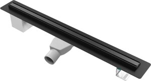 Душевой трап (лоток) Paini Slim Line 60 см, D50, черный матовый CH600SLC