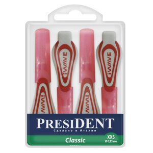 Ершики межзубные President Classic ХХS 0.23 мм, мягкая щетина