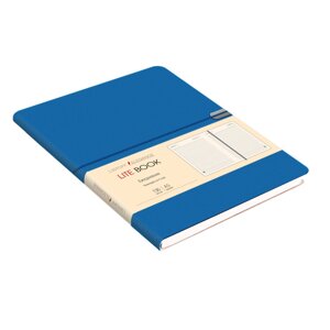 Ежедневник LITE BOOK недатированный, А5, 136 листов, синий