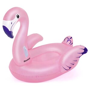 Фламинго надувной Bestway для катания на воде 1,53x1,43 м (41475)