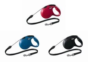 Flexi New Classic M cord 8 m, for dogs up to 20 kg / Рулетка флекси для собак весом до 20 кг, трос 8 м