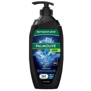 Гель для душа мужской Palmolive MEN Северный океан с морскими минералами 3 в 1 для тела, волос и лица, 750 мл
