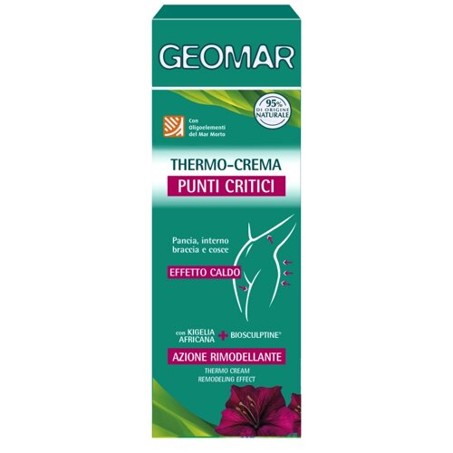 Geomar Термо-крем моделирующий точечного действия согревающий живот, руки и бедра 150 мл