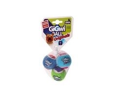 GiGwi Dog Ball Originals / Игрушка Гигви для собак Набор 3 мяча с пищалкой