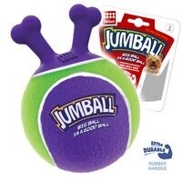 GiGwi Dog Jumball / Игрушка Гигви для собак Мяч с захватом Теннисный материал Зелено-фиолетовый