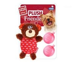 GiGwi Dog Plush Friendz / Игрушка Гигви для собак Мишка с 2-мя пищалками