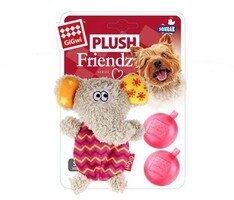 GiGwi Dog Plush Friendz / Игрушка Гигви для собак Слоник с 2-мя пищалками