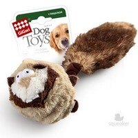 GiGwi Dog Toys / Игрушка Гигви для собак Барсук с 2-мя пищалками Внутри теннисный мяч с пищалкой