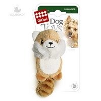 GiGwi Dog Toys / Игрушка Гигви для собак Лисичка с пищалкой без набивки