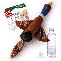 GiGwi Dog Toys / Игрушка Гигви для собак Птица с пищалкой и пластиковая бутылка с отключаемой пищалкой