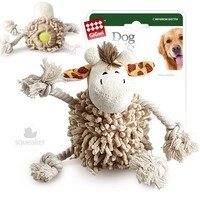 GiGwi Dog Toys / Игрушка Гигви для собак Жираф с теннисным мячом с пищалкой