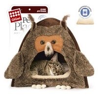 GiGwi Pet Place / Игрушка Гигви для кошек и мелких собак Домик Сова