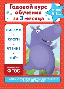 Годовой курс обучения за три месяца: для детей 5-6 лет