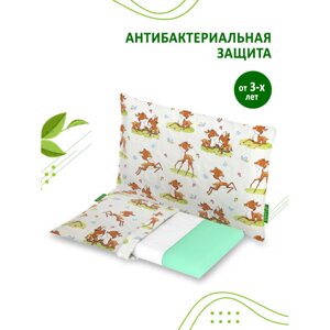 Intellecta Комфортная подушка с эффектом памяти и антибактериальной защитой 48х30