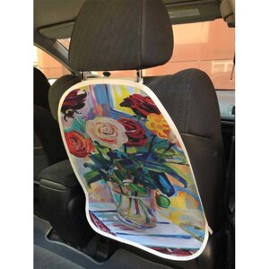 JoyArty Защитная накидка на спинку автомобильного сидения Цветочный натюрморт